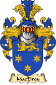 Irish Family Coat of Arms (v.23) for MacElroy or Gilroy