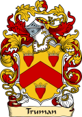English or Welsh Family Coat of Arms (v.23) for Truman