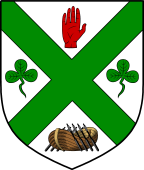 Irish Family Shield for MacHugh
