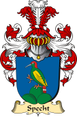 v.23 Coat of Family Arms from Germany for Specht