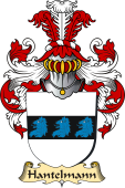 v.23 Coat of Family Arms from Germany for Hantelmann