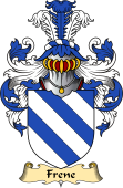 English Coat of Arms (v.23) for the family Frene
