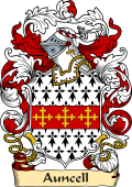 English or Welsh Family Coat of Arms (v.23) for Auncell