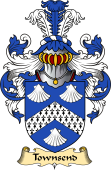 English Coat of Arms (v.23) for the family Townsend