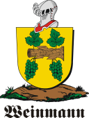 German shield on a mount for Weinmann