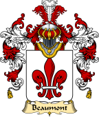 French Family Coat of Arms (v.25) Beaumont II