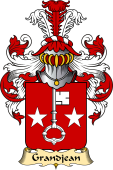 French Family Coat of Arms (v.23) for Grandjean