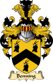 English Coat of Arms (v.23) for the family Benning