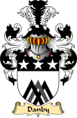 English Coat of Arms (v.23) for the family Danby