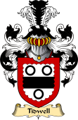 English Coat of Arms (v.23) for the family Tidwell or Todwell