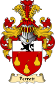 English Coat of Arms (v.23) for the family Perrott