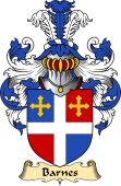 English Coat of Arms (v.23) for the family Barnes I