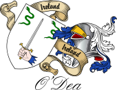 Sept (Clan) Coat of Arms from Ireland for O'Dea