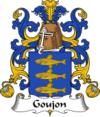 Coat of Arms from France for Goujon