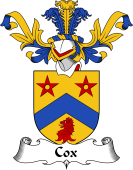 Coat of Arms from Scotland for Cox