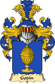 French Family Coat of Arms (v.23) for Godin