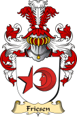 v.23 Coat of Family Arms from Germany for Friesen
