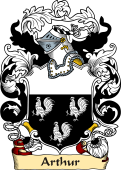 English or Welsh Family Coat of Arms (v.23) for Arthur (Wales)