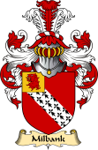 English Coat of Arms (v.23) for the family Milbank