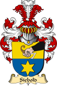 v.23 Coat of Family Arms from Germany for Siebold