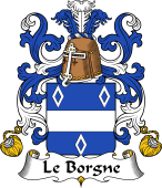 Coat of Arms from France for Borgne (le)