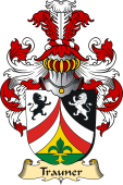 v.23 Coat of Family Arms from Germany for Trauner
