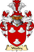 English Coat of Arms (v.23) for the family Westley