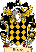 English or Welsh Family Coat of Arms (v.23) for Bland