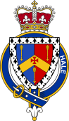 British Garter Coat of Arms for Hale (England)