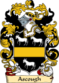 English or Welsh Family Coat of Arms (v.23) for Ascough (Sir Edward, Knt. Lincolnshire)