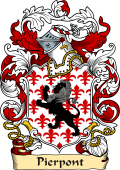 English or Welsh Family Coat of Arms (v.23) for Pierpont (Nottinghamshire and Shropshire)