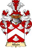 French Family Coat of Arms (v.23) for Allain