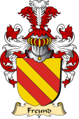 v.23 Coat of Family Arms from Germany for Freund
