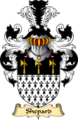 English Coat of Arms (v.23) for the family Shepard