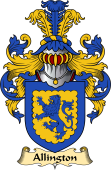 English Coat of Arms (v.23) for the family Allington