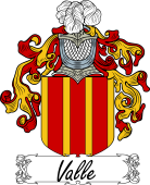 Araldica Italiana Coat of arms used by the Italian family Valle