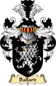 English Coat of Arms (v.23) for the family Ballard