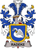 Swedish Coat of Arms for Radeke