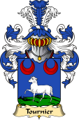 French Family Coat of Arms (v.23) for Tournier