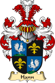 v.23 Coat of Family Arms from Germany for Hann