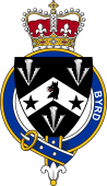 Families of Britain Coat of Arms Badge for: Byrd (England)