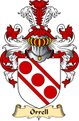 English Coat of Arms (v.23) for the family Orrell