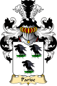 French Family Coat of Arms (v.23) for Parise
