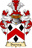French Family Coat of Arms (v.23) for Crocq (du)