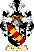 English Coat of Arms (v.23) for the family Croxton