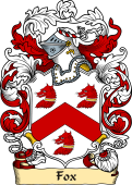 English or Welsh Family Coat of Arms (v.23) for Fox