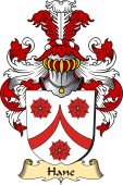 v.23 Coat of Family Arms from Germany for Hane