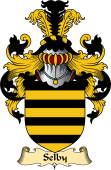 English Coat of Arms (v.23) for the family Selby