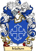 English or Welsh Family Coat of Arms (v.23) for Malton (or Melton Yorkshire)