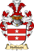 v.23 Coat of Family Arms from Germany for Hoffstadt